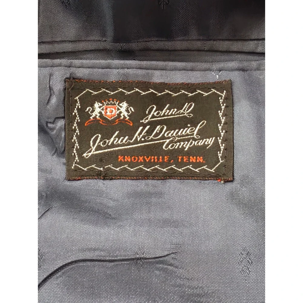 VTG RARE John H Daniel Co Western Ranch Suit Steel Blue 2 Piece Custom Tailored